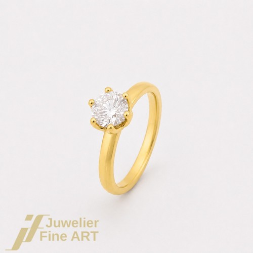 Anello solitario diamante - anello,