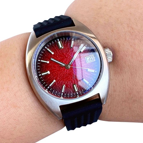 Tandorio 36mm quadrante rosso - 36mm,