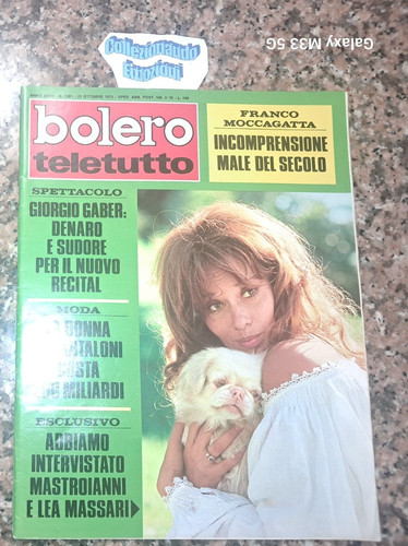 Bolero teletutto 1381 1973-Lea