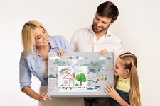 Lavagna da parete in sughero