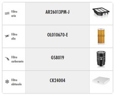 KIT Filtri Tecneco Kia