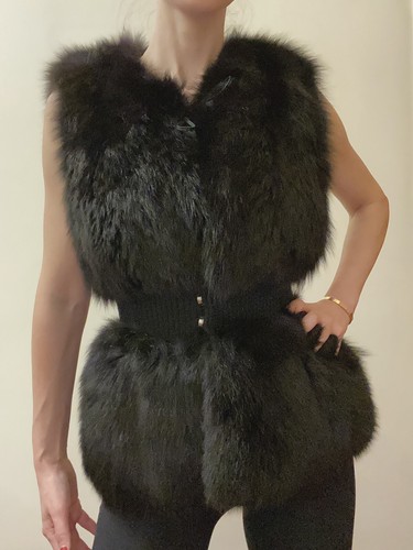 Pelliccia volpe fox fur gilet - volpe,,