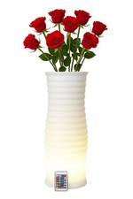 Techly Vaso Luminoso LED RGB Multicolore IP54 con Telecomando