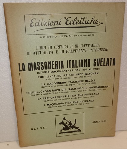 Massoneria italiana svelata - massoneria,
