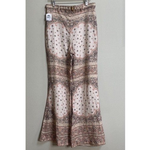Pantaloni lino svasati con - pantaloni, di