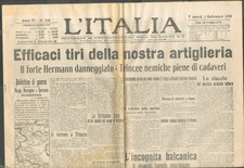 Giornale L' Italia 1915 Prima