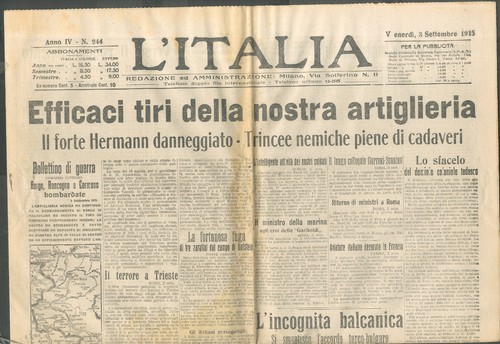 Giornale italia 1915 prima - l',