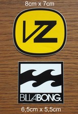 2 adesivi sticker Billabong di