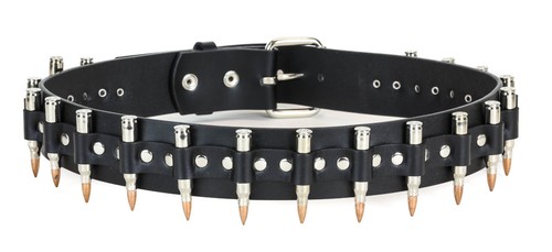 Cintura proiettile pelle - in,