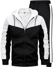 Set tuta uomo full zip felpa