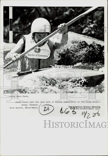 Foto stampa kayak racer - foto, alla