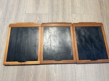 (3) 8x10" Glass Plate Large