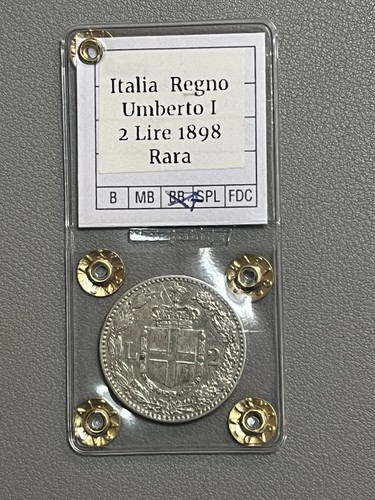 Regno lire 1898 lira - 2,