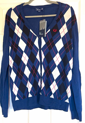 Fred perry argyle maglione - fred,