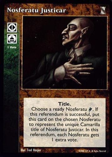 Nosferatu justicar political - nosferatu,