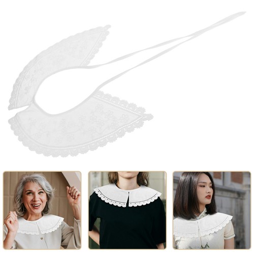 Colletto con scollo pizzo - con,