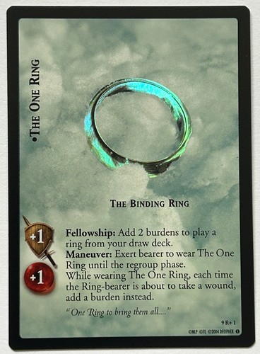 Lord the rings - the, tcg