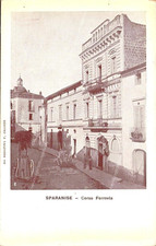 dm217 cartolina sparanise corso ferrovia provincia di caserta