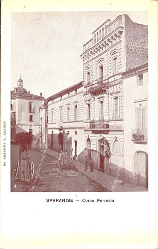 Dm217 cartolina sparanise - cartolina,
