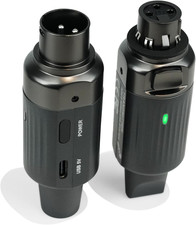 Trasmettitore E Ricevitore XLR Wireless, Sistema Audio Microfono UHF Senza Fili 