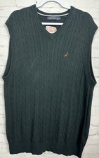 Oklahoma State Cowboys OSU Maglione Gilet Nero Uomo Cotone Tg XL