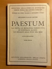 PAESTUM-PELLEGRINO CLAUDIO SESTIERI-ISTITUTO POLIGRAFICO DELLO STATO (1967)