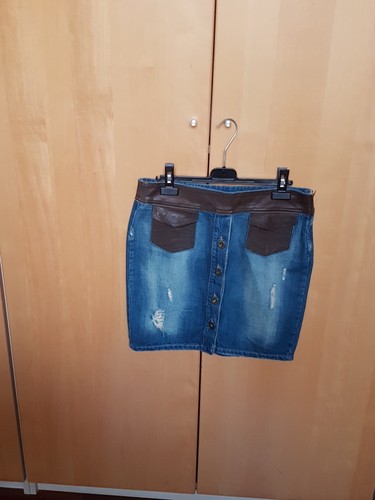 Benetton minigonna jeans 40 - benetton,