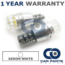 2X LAMPADINE LED BIANCHE W5W 501 SIDELIGHT TARGA RIPETITORE INTERNO 2W CANBUS