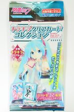 Collezione carte trasparenti ENSKY Vocaloid HATSUNE MIKU KiraKira originali dal Giappone