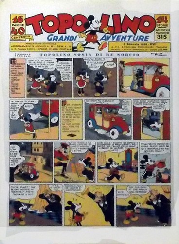 Topolino giornale 1939 - giornale, dal
