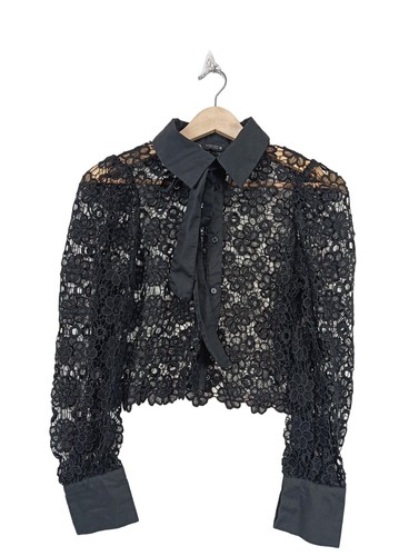 Zara blusa merletto donna - zara,