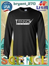 T-shirt uomo manica lunga Trinnov logo audio taglia americana nuove