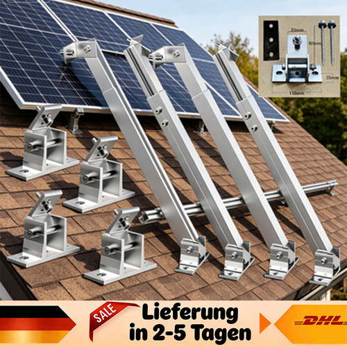 Set supporti pannello solare - 4,