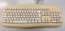 Tastiera vintage per PC, Logitech Deluxe Keyboard, modello Y-SU61 bianca
