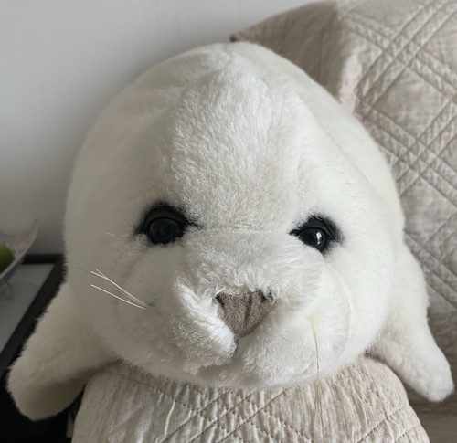 Grande peluche foca vintage - grande,