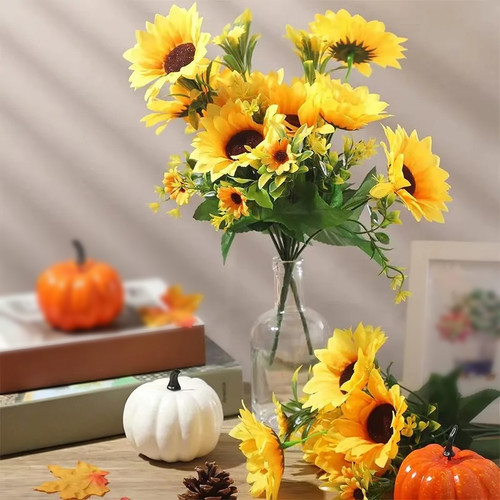 Bouquet girasole teste - di,
