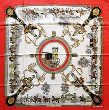 SCIARPA DI SETA HERMES Grands