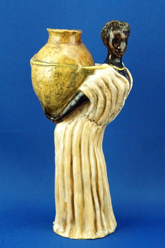 Tanagra scultura ceramica - tanagra,