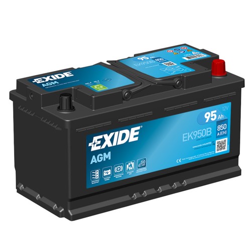 Exide ek950b agm - batteria, auto