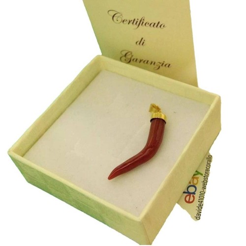 Ciondolo portafortuna cornetto - ciondolo,