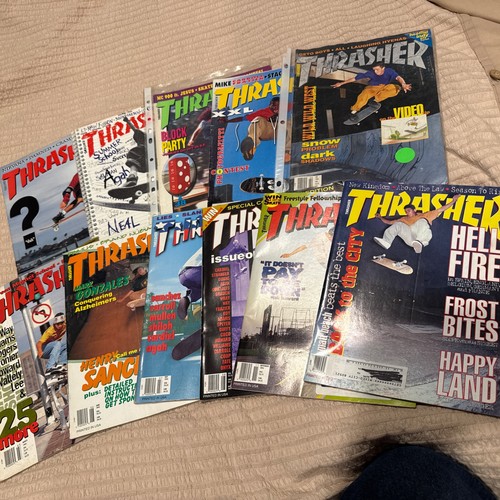 Lotto rivista thrasher - x,