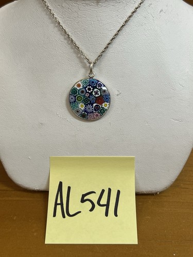 Collana vetro millefiori di - collana,