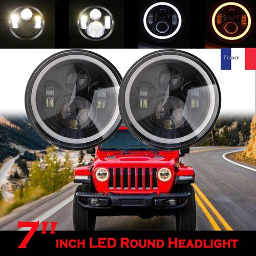 2pcs faro led rotondo - rotondo, halo