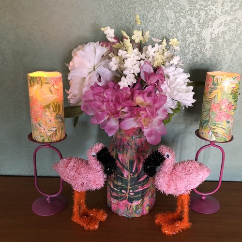 Lotto fiori candele - fiori,,