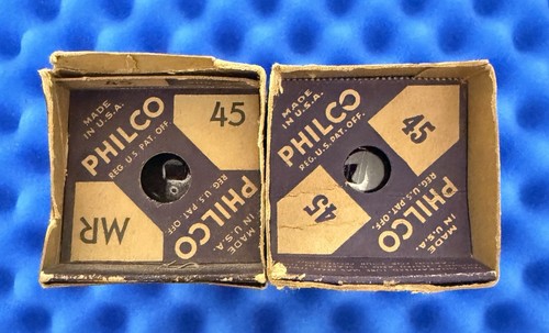 Due tubi nuovi philco type - due, 45