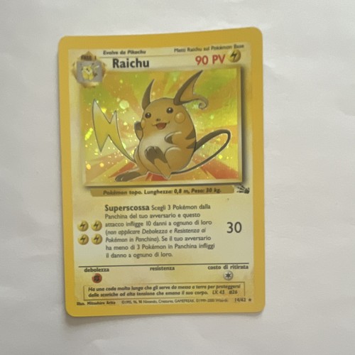 Nintendo raichu holo - raichu, ita