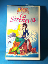 VHS FILM LA SIRENETTA FANTASTIMONDO VIDEOCASSETTA CARTONI ANIMATI DA COLLEZIONE