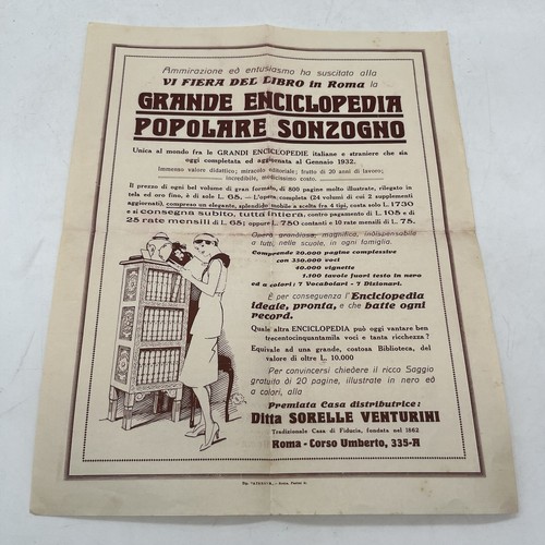 Foglio fiera del - libro, in