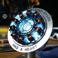Iron Man Arc Reactor MK1 Tony Stark cuore luce LED acrilico show box con romote  