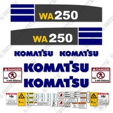 Adatto per Komatsu WA250-5 Kit decalcomanie pala gommata - 7 ANNI ESTERNO 3M VINILE!